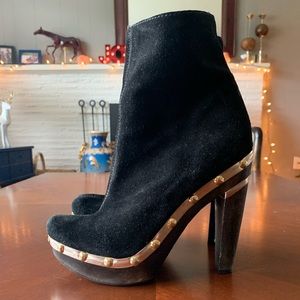 DVF booties ankle boots Diane Von Furstenburg